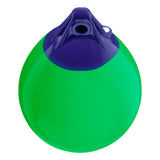 Green inflatable buoy, Polyform A-0 angled shot