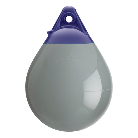 Grey inflatable buoy, Polyform A-0 