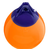 Orange inflatable buoy, Polyform A-1 angled shot