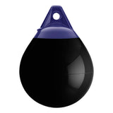 Black inflatable buoy, Polyform A-1 