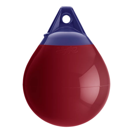 Burgundy inflatable buoy, Polyform A-1 