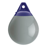Grey inflatable buoy, Polyform A-1 