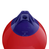 Classic Red inflatable buoy, Polyform A-2 angled shot
