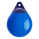 Blue inflatable buoy, Polyform A-2 
