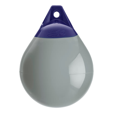Grey inflatable buoy, Polyform A-2 