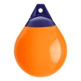 Orange inflatable buoy, Polyform A-2 