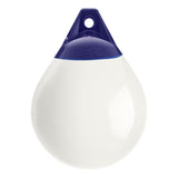 White inflatable buoy, Polyform A-2 