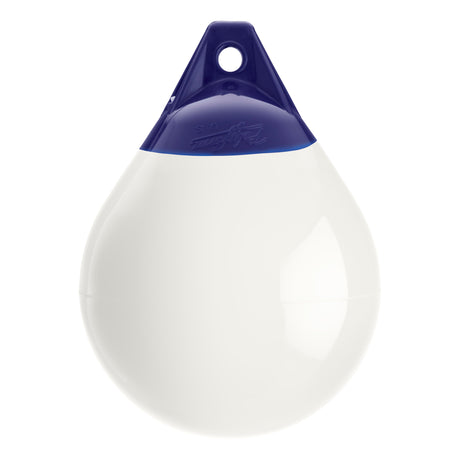 White inflatable buoy, Polyform A-2 