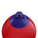 Classic Red inflatable buoy, Polyform A-3 angled shot