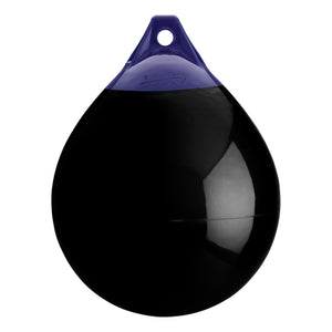 Black inflatable buoy, Polyform A-3 