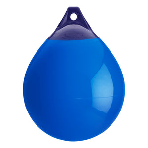 Blue inflatable buoy, Polyform A-3 