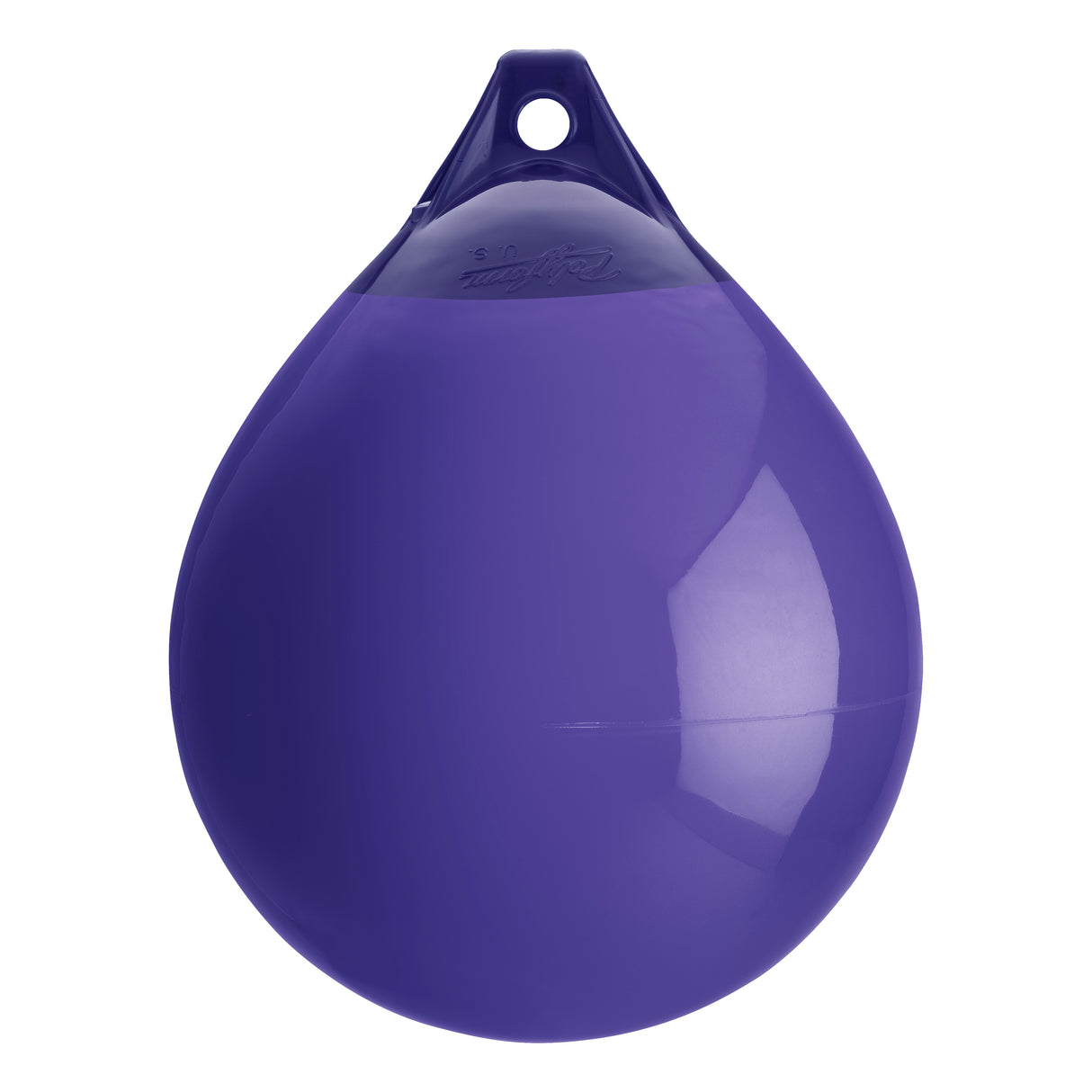 Purple inflatable buoy, Polyform A-3 