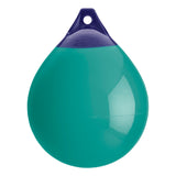 Teal inflatable buoy, Polyform A-3 