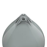 Grey buoy with Grey-Top, Polyform A-4 angled shot