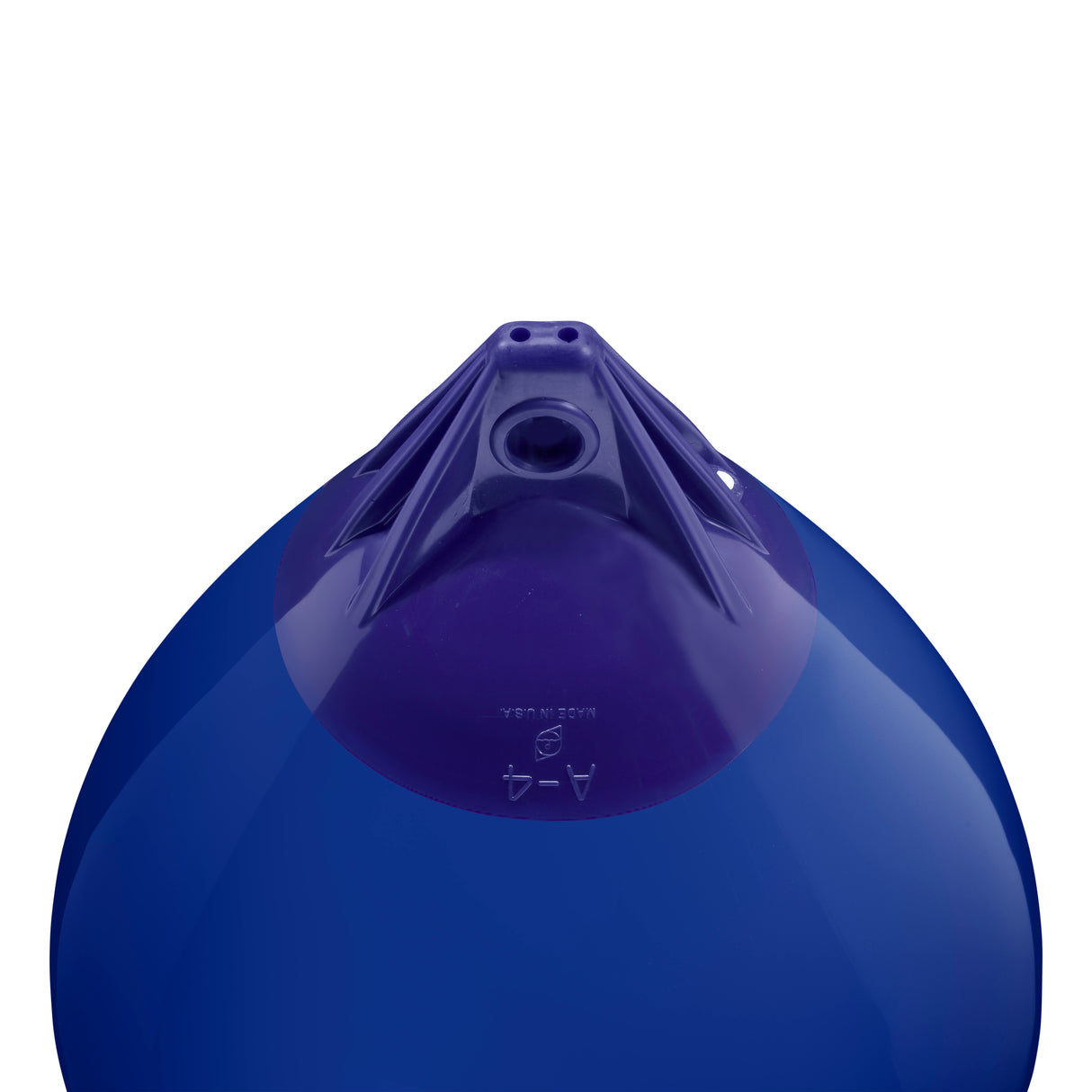 Cobalt Blue inflatable buoy, Polyform A-4 angled shot