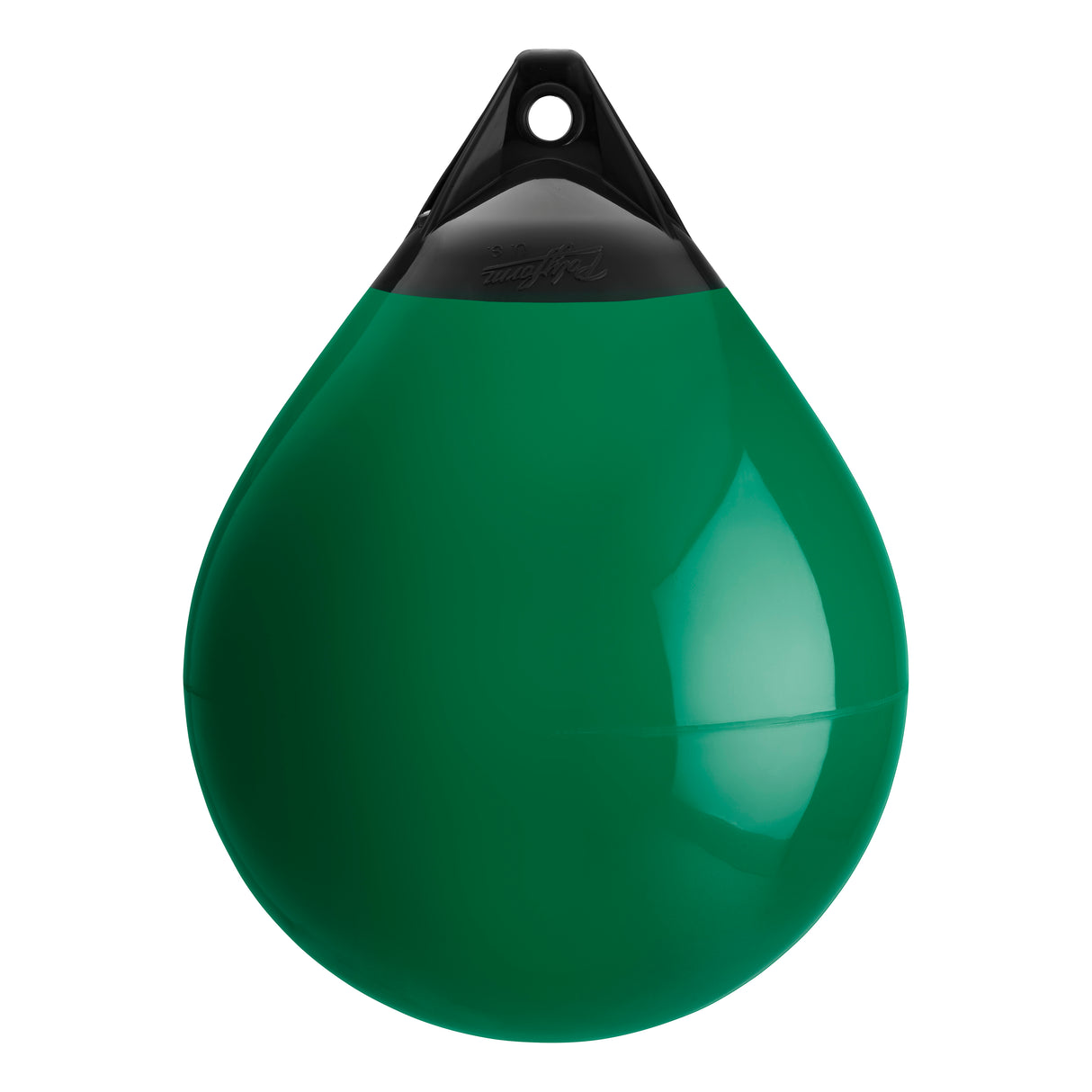 Forest Green buoy with Black-Top, Polyform A-4