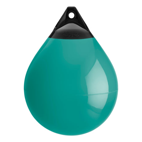 Teal buoy with Black-Top, Polyform A-4
