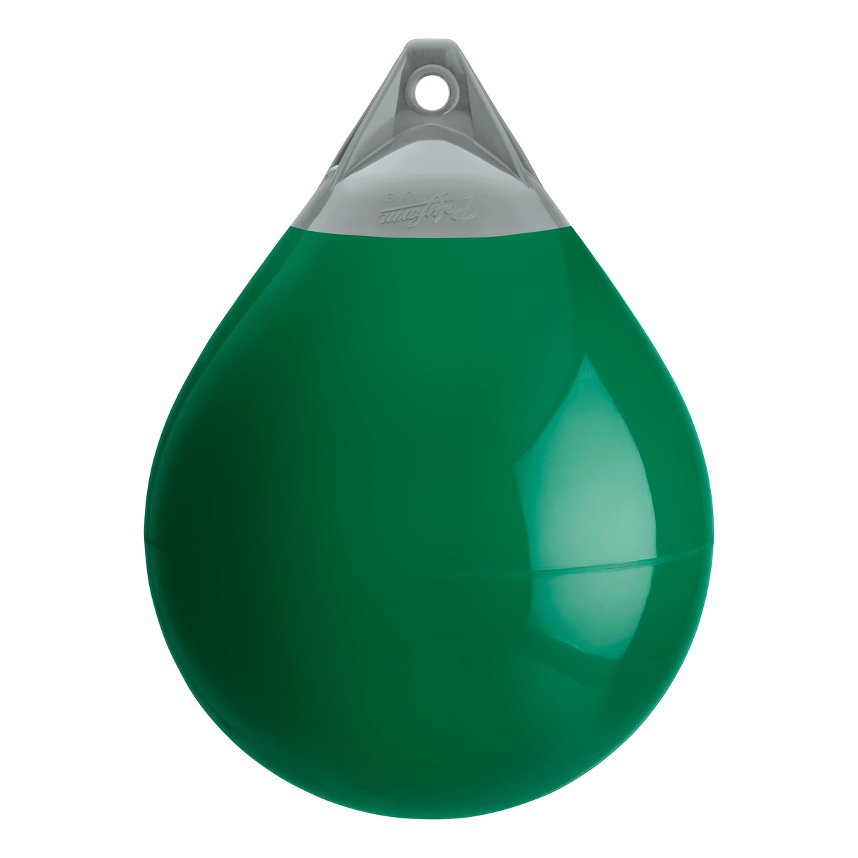 Forest Green buoy with Grey-Top, Polyform A-4