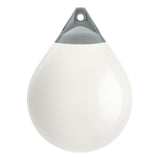 White buoy with Grey-Top, Polyform A-4