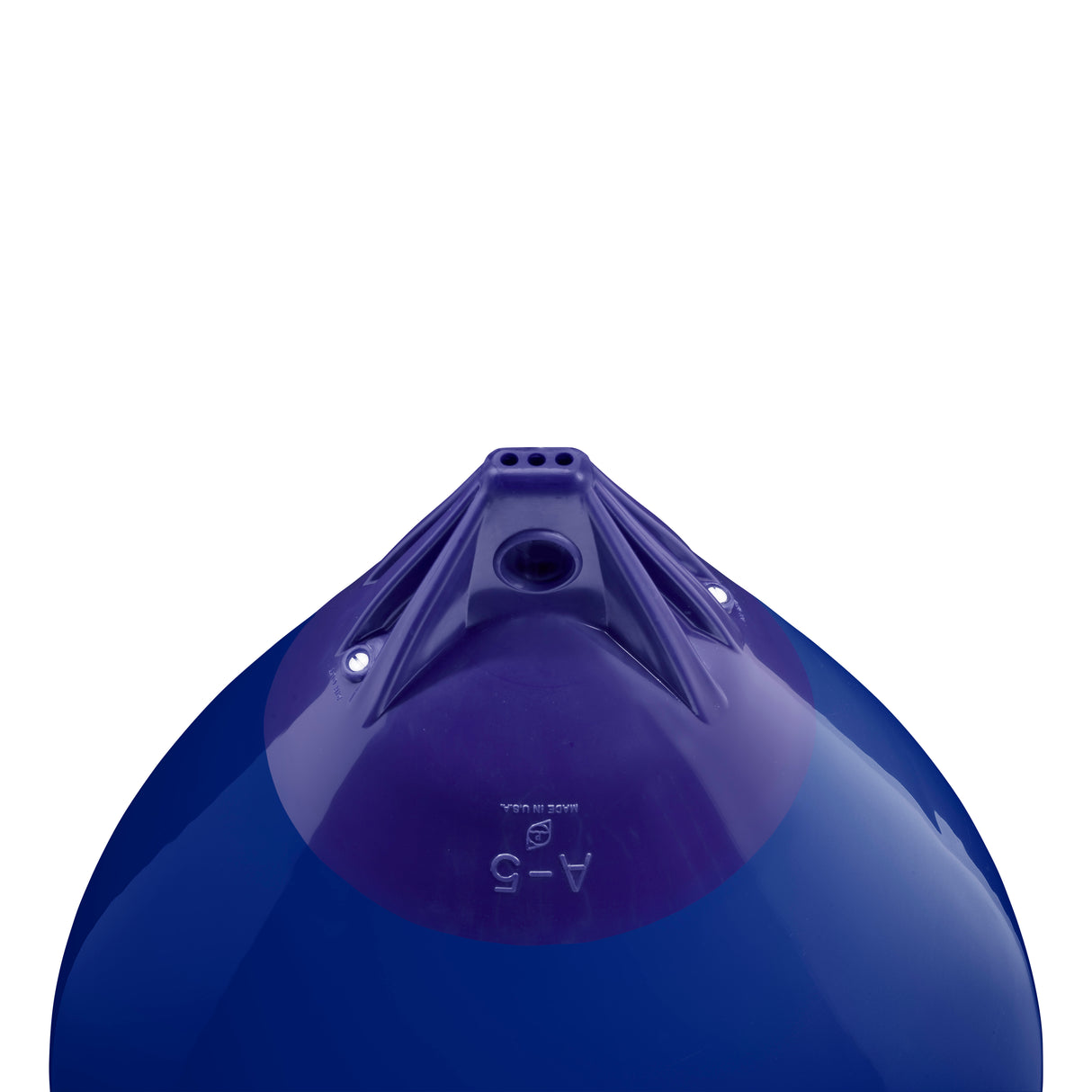 Cobalt Blue inflatable buoy, Polyform A-5 angled shot