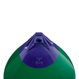 Forest Green inflatable buoy, Polyform A-5 angled shot