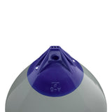 Grey inflatable buoy, Polyform A-5 angled shot