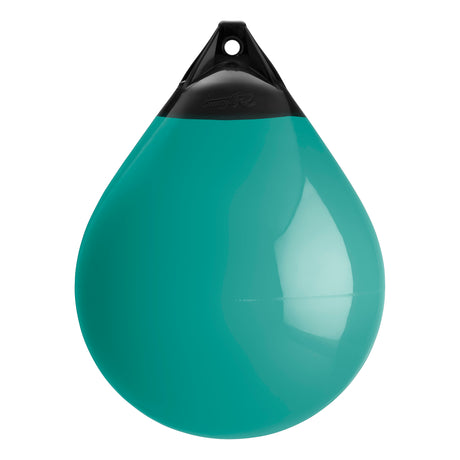 Teal buoy with Black-Top, Polyform A-5