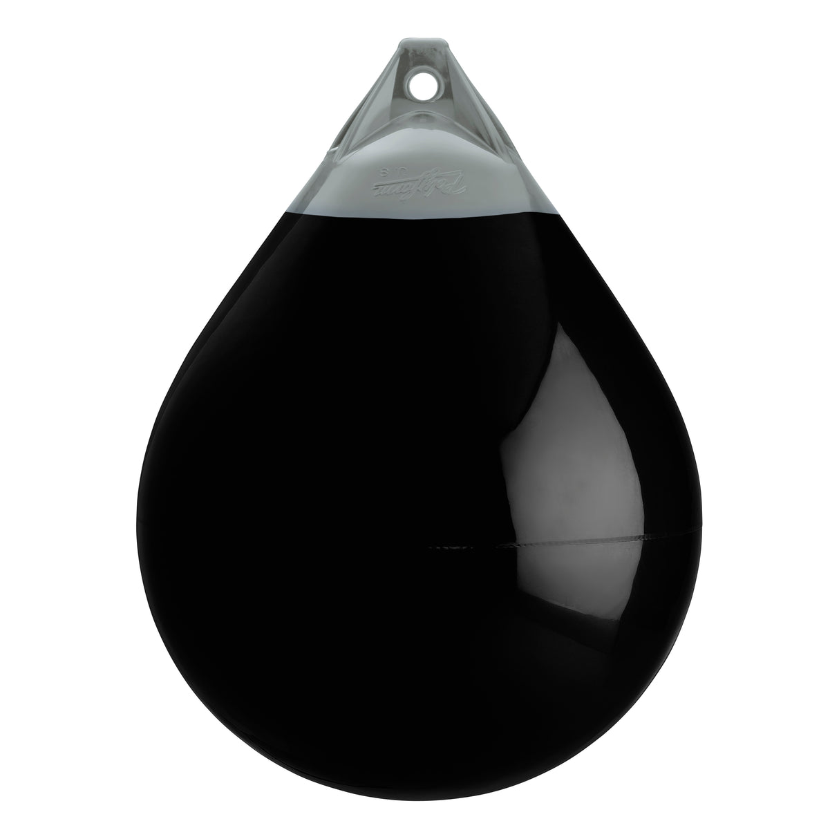 Black buoy with Grey-Top, Polyform A-5
