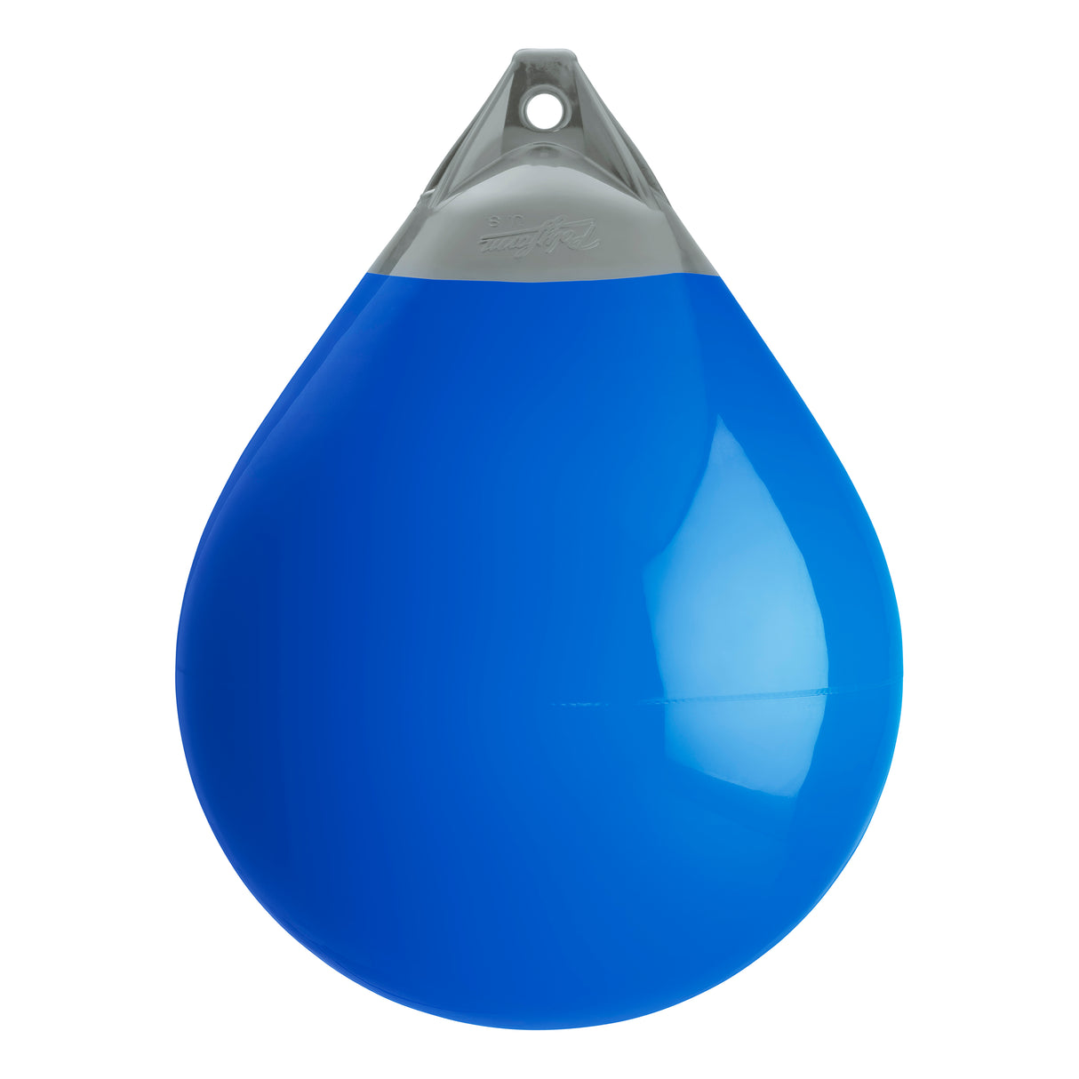 Blue buoy with Grey-Top, Polyform A-5