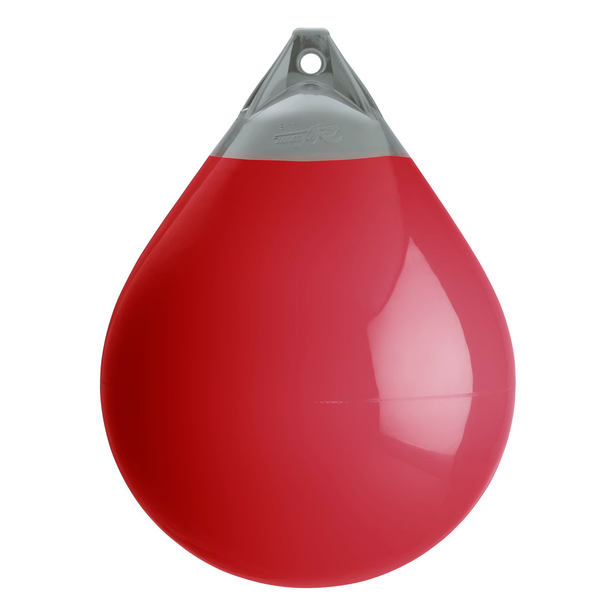 Classic Red buoy with Grey-Top, Polyform A-5