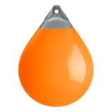 Orange buoy with Grey-Top, Polyform A-5