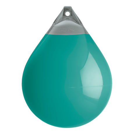 Teal buoy with Grey-Top, Polyform A-5