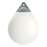 White buoy with Grey-Top, Polyform A-5
