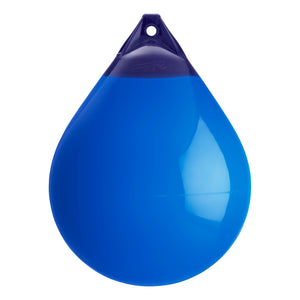 Blue inflatable buoy, Polyform A-5 