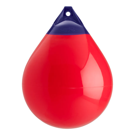 Red inflatable buoy, Polyform A-5 