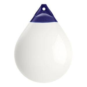 White inflatable buoy, Polyform A-5 