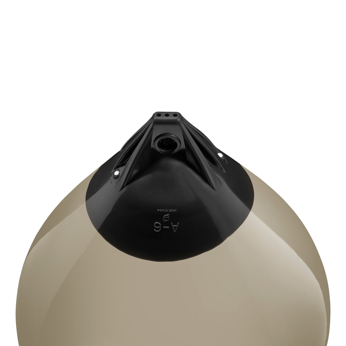 Sand buoy with Black-Top, Polyform A-6 angled shot