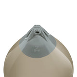 Sand buoy with Grey-Top, Polyform A-6 angled shot