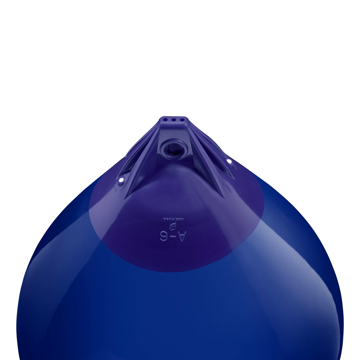 Cobalt Blue inflatable buoy, Polyform A-6 angled shot