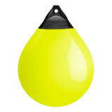 Saturn Yellow buoy with Black-Top, Polyform A-6