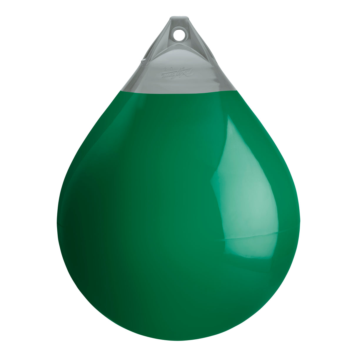 Forest Green buoy with Grey-Top, Polyform A-6