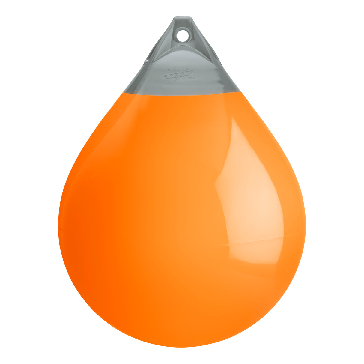 Orange buoy with Grey-Top, Polyform A-6
