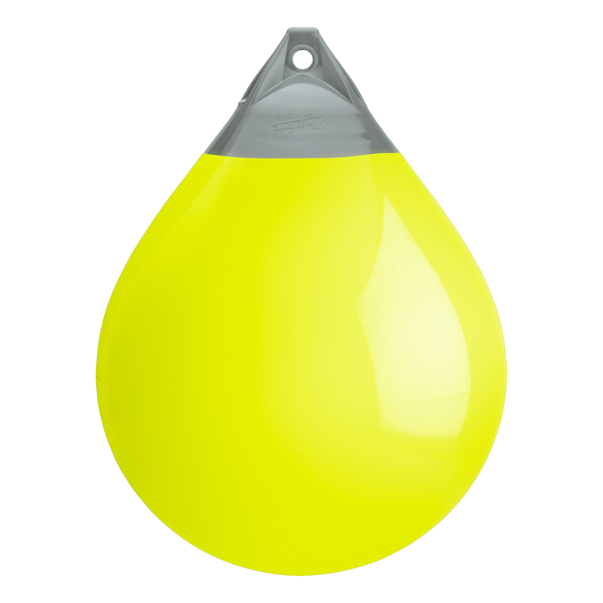 Saturn Yellow buoy with Grey-Top, Polyform A-6