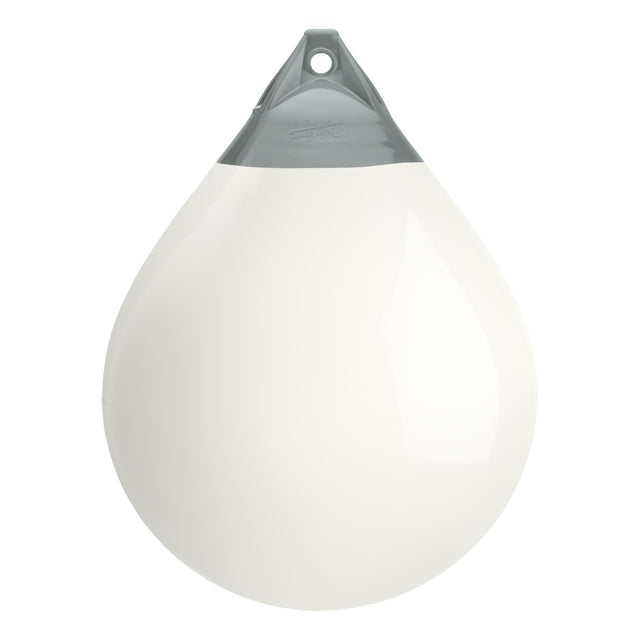 White buoy with Grey-Top, Polyform A-6