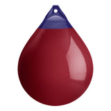 Burgundy inflatable buoy, Polyform A-6 