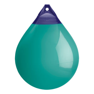 Teal inflatable buoy, Polyform A-6 