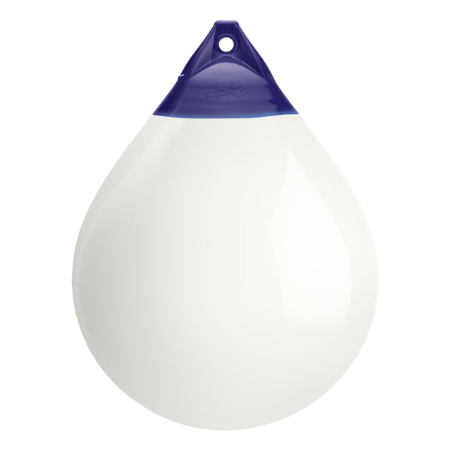 White inflatable buoy, Polyform A-6 