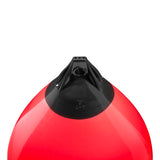 Red buoy with Black-Top, Polyform A-7 angled shot
