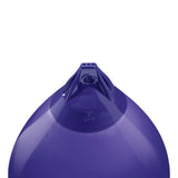 Purple inflatable buoy, Polyform A-7 angled shot