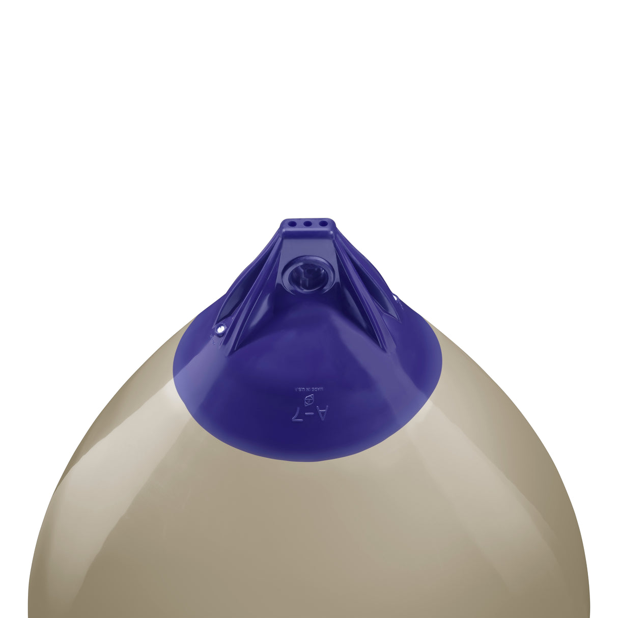 Sand inflatable buoy, Polyform A-7 angled shot